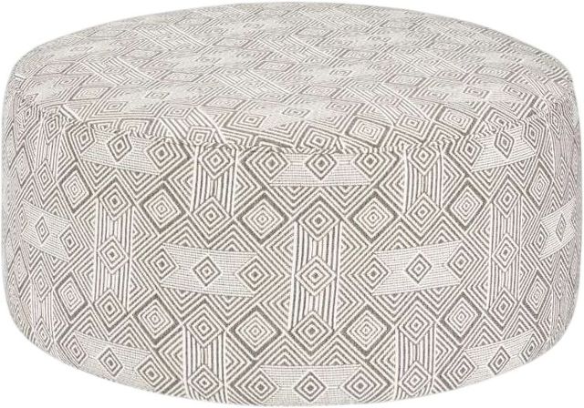 Fusion Furniture Popstitch Nyos Charcoal Cocktail Ottoman-0
