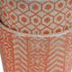 A & B Home 4-Piece Orange/White Planter Set-2