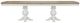 Liberty Furniture Magnolia Manor Weathered Bark Double Pedestal Dining Table with Antique White Base-3