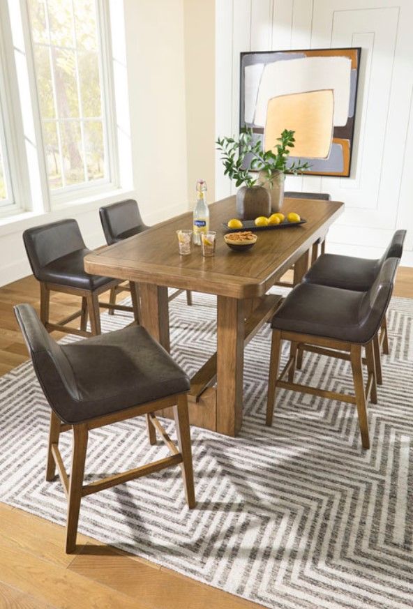 Signature Design by Ashley® Cabalynn Brown/Light Brown Bar Stool-4