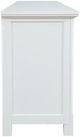 Jofran Inc. Isabella White 86" Mirrored Accent Cabinet-4