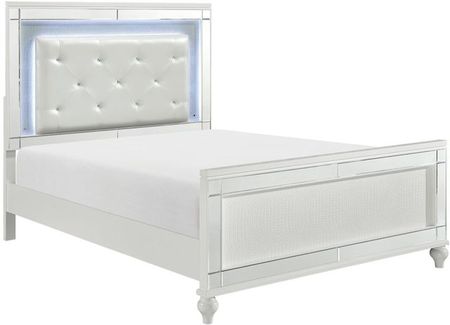 Homelegance® Alonza White Bed-0
