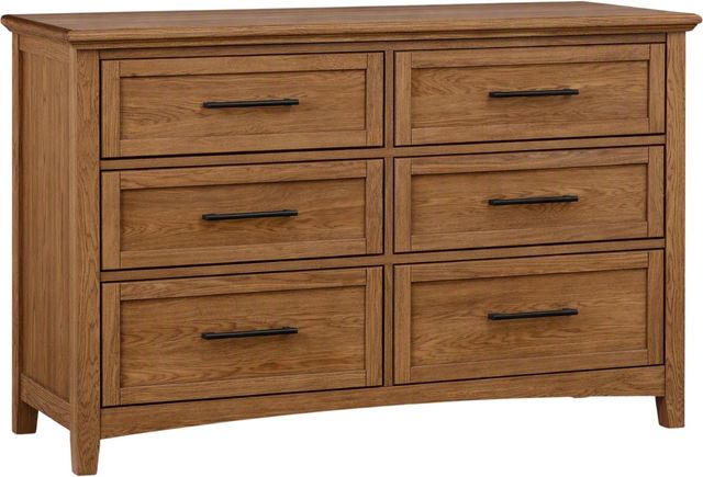 Vaughan-Bassett Jamestown Oak Natural Oak 6-Drawer Dresser-0