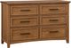 Vaughan-Bassett Jamestown Oak Natural Oak 6-Drawer Dresser-0