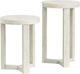 Magnussen Home® Refton 2-Piece Balboa Mist Nesting Accent Tables Set-2
