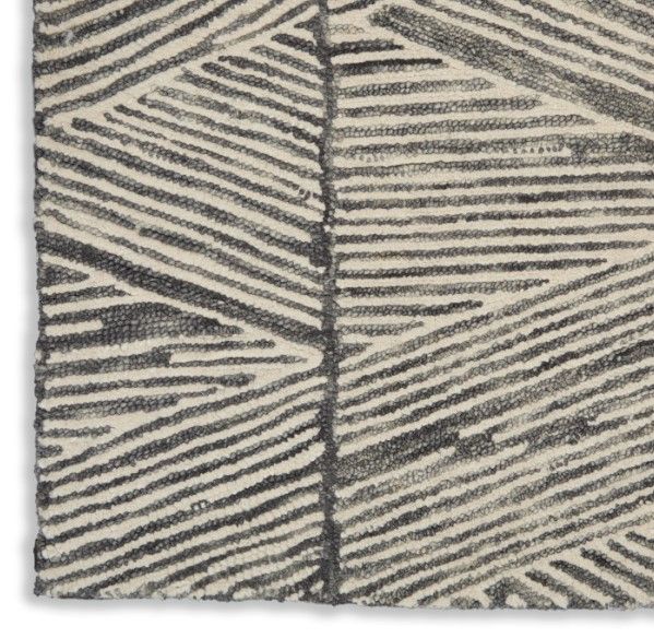 Nourison Home™ Colorado Gray/White 5'x7' Area Rug-3