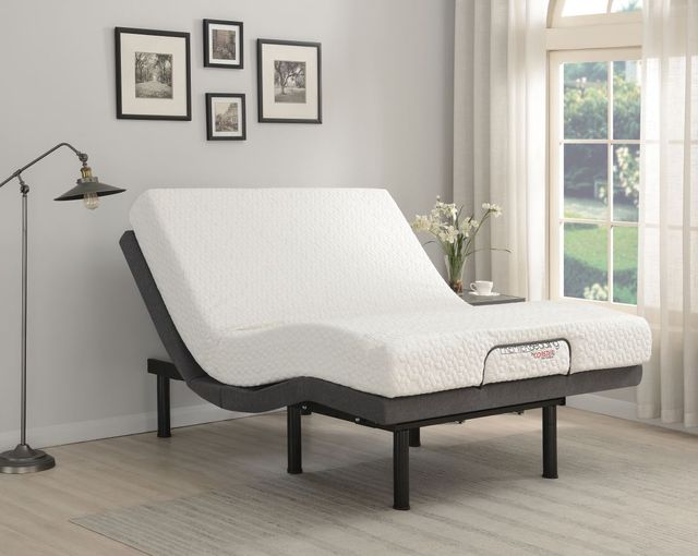 Coaster® Clara Black/Grey Queen Adjustable Bed Base-6