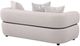 Coaster® Jeanette 73" Beige Upholstered Round Arm Loveseat-3