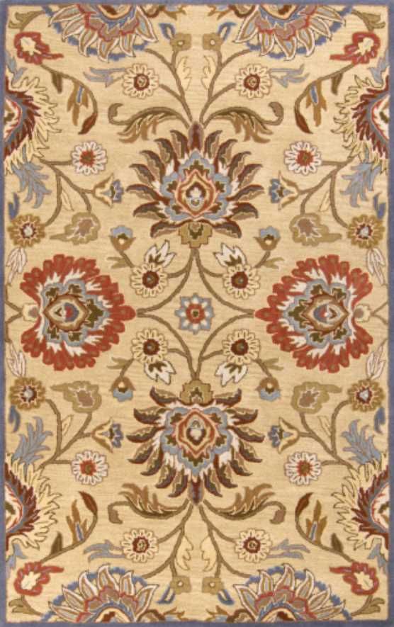 Surya Caesar Multi-Colored 6'x9' Area Rug-0