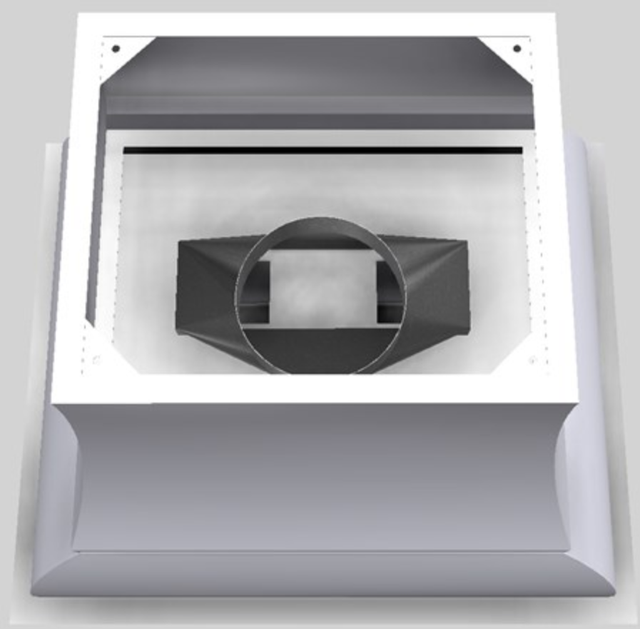 Vent-A-Hood® Designer Series 36" White Island Range Hood-3