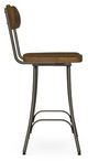 Amisco Customizable Bean Swivel Counter Stool-2