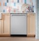 GE® 24" Fingerprint Resistant Stainless Steel Front Control Built In Dishwasher -4
