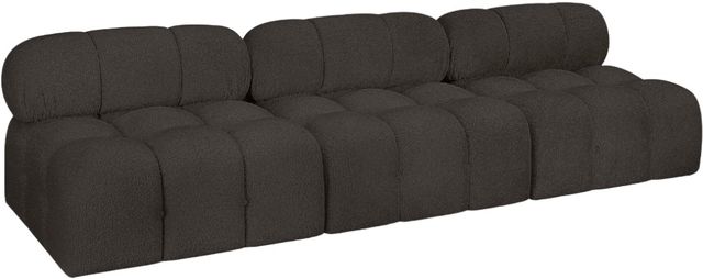 Meridian Furniture Ames 3-Piece Brown Sofa-0