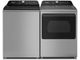 Whirlpool® Radiant Silver Top Load Washer & Electric Dryer Laundry Pair-0