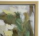 A & B Home Blue/Cream Claudia Garden Hand Painted Wall Art-2