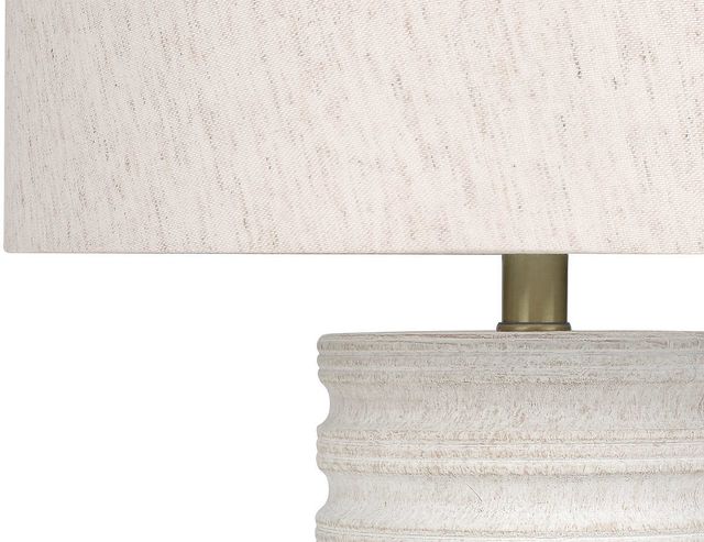 Monarch Specialties Inc. 28"H Cream Resin Table Lamp-2