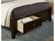Vaughan-Bassett Bonanza Merlot Queen Storage Bed-3