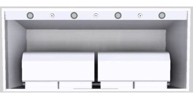 Vent-A-Hood® Designer Series 54" White Wall Mounted Range Hood-3