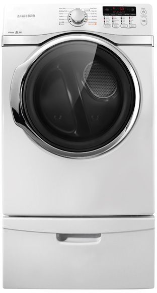 Samsung Front Load Gas Dryer-White-0