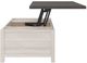 Signature Design by Ashley® Dorrinson Gray Lift Top Coffee Table with Antique White Base-3