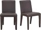 Moe's Home Collection Monte 2-Piece Dark Brown Dining Side Chair Set-2
