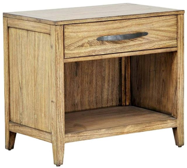 Napa Furniture Design Belgium Brown 1-Drawer Nightstand-0