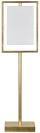Crestview Collection Huxley Gold/White Buffet Lamp-0
