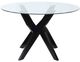 Steve Silver Co.® Amalie Glass Top Coffee Table with Black Base-0