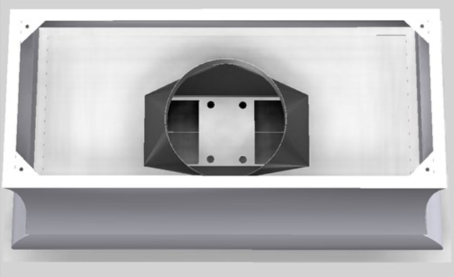 Vent-A-Hood® Designer Series 54" White Island Range Hood-3