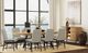 Intercon Newport Natural Oak Dining Table with Black Trestle Base-1