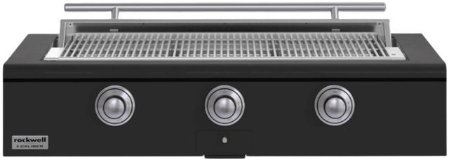 Caliber™ Rockwell Social 3-Burner Ultra Matte Black Built-In Natural Gas Grill with Stainless Steel Hardware-0