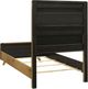 Coaster® Bennett Cream/Light Oak Youth Twin Upholstered Panel Bed-5
