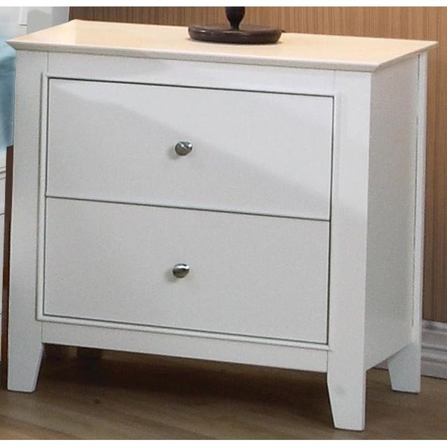 Coaster® Selena 4-Piece Crisp White Full Sleigh Bedroom Set-2