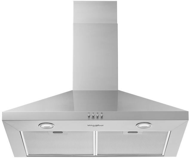 Whirlpool® 30" Stainless Steel Wall Mounted Range Hood-3