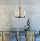 Cal® Lighting & Accessories Silverton Brown/Dark Bronze Chandelier with Glass Shades-1