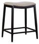 Liberty Furniture Vintage Series Black Backless Upholstered Counter Chair - Set of 2-0
