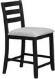 Legends Home Arden 5-Piece Beige/Black Counter Table Set-3
