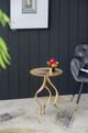 A & B Home Gold Side Table-3