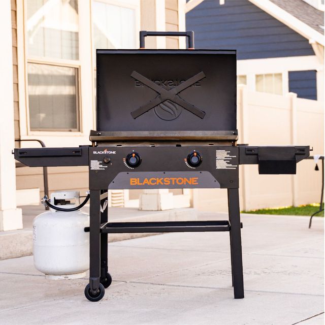 Blackstone® 2-Burner Black Freestanding Liquid Propane Grill-1