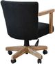 Sunny Designs™ Gibson Black Corduroy/Oak Grove Game Chair-3