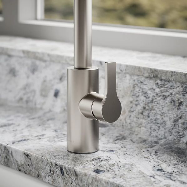 KOHLER® Elate® Vibrant Stainless 17" Kitchen Sink Faucet with 2-Function Sprayhead-4