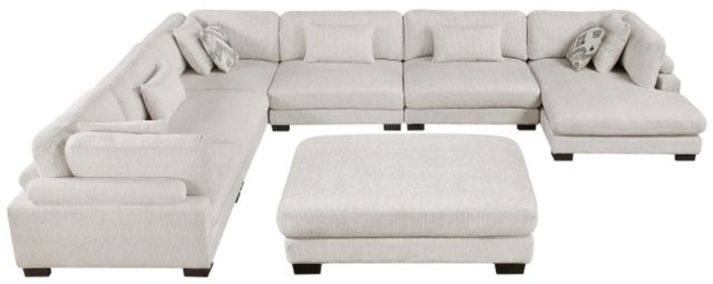 Homelegance® Tinley 7-Piece Beige Modular Sectional with Ottoman-2
