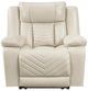 Homelegance® Huron Beige Power Recliner with Charging Ports-2