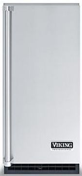 Front view of the Viking® 15" 80 lb. Nugget Stainless Steel Ice Machine