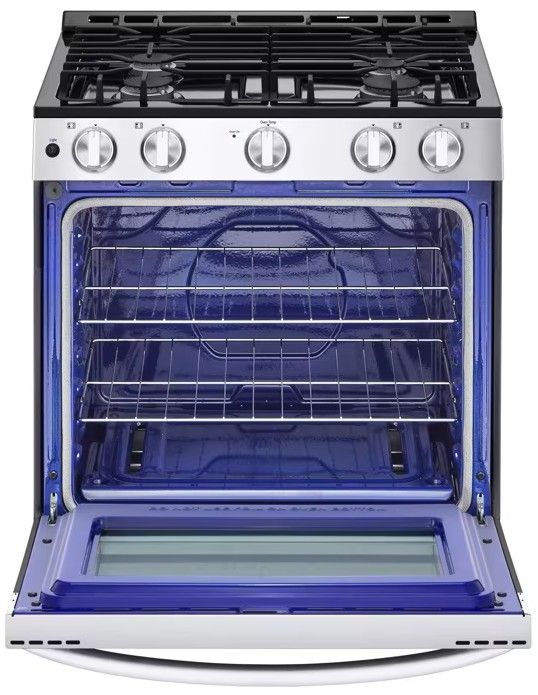 LG 30" Stainless Steel Slide-In Gas Range -1