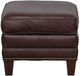 Fairfield® Customizable Pelle Provisions Presley Ottoman with Nailhead Trim-2