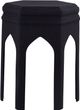 TOV Furniture Fes Black Textured Side Table-1
