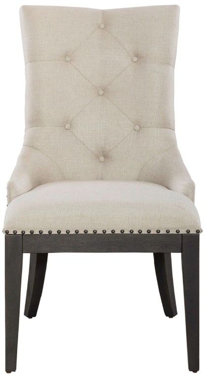 Liberty Furniture Americana Farmhouse Beige/Dusty Taupe Upholstered Shelter Side Chair-2