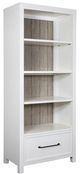 Riverside Furniture Finn Cloud/Fog Drawer Bookcase-0