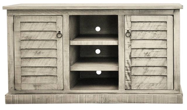 American Heartland Manufacturing Rustic Quaint 57" Shutter TV Stand-1